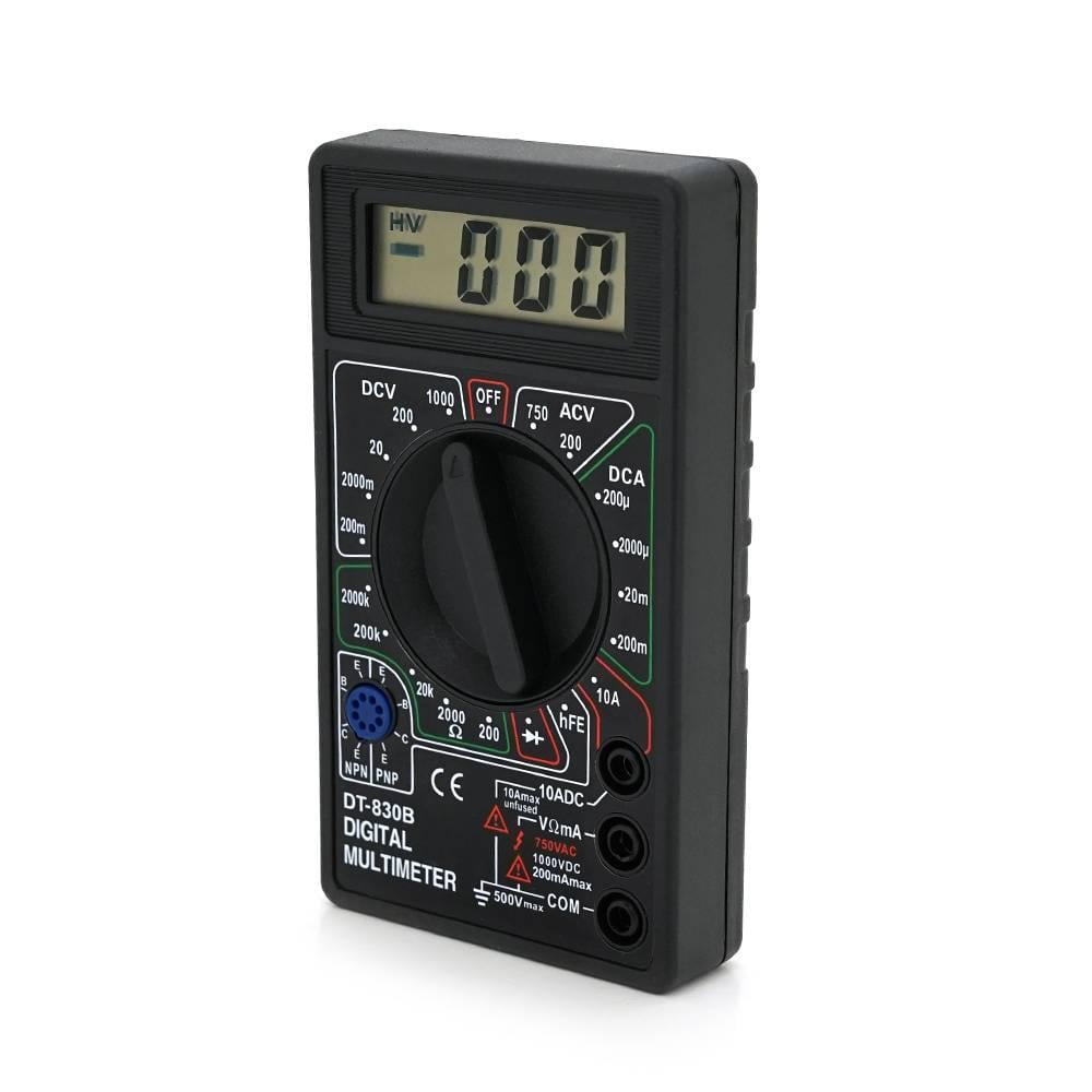 Мультиметр DT-830B вимірювання V A R 137г 126х70х28 мм (37441)