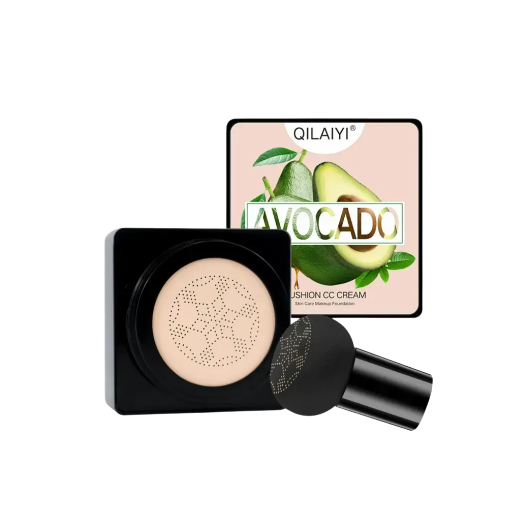 Кушон для лица Qilaiyi Avocado Cushion CC Cream 15 мл 02 - Бежевый натуральный (27301999)
