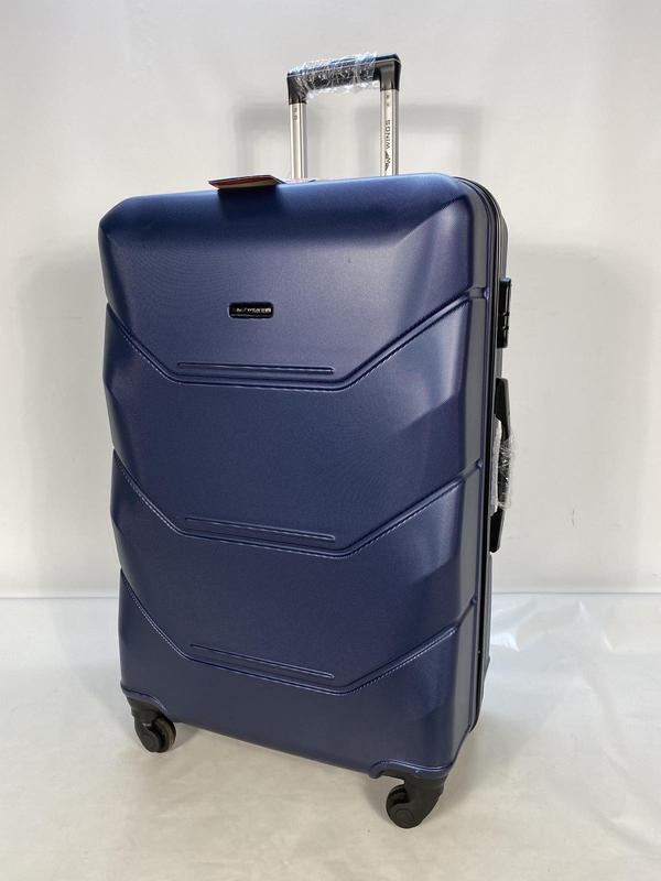 Чемодан пластиковый Fly 147 маленький Темно-синий