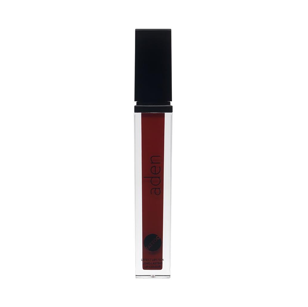 Рідка матова помада Aden Cosmetics Liquid Tattoo Lipstick №8 7 мл Deep Cranberry (a098)