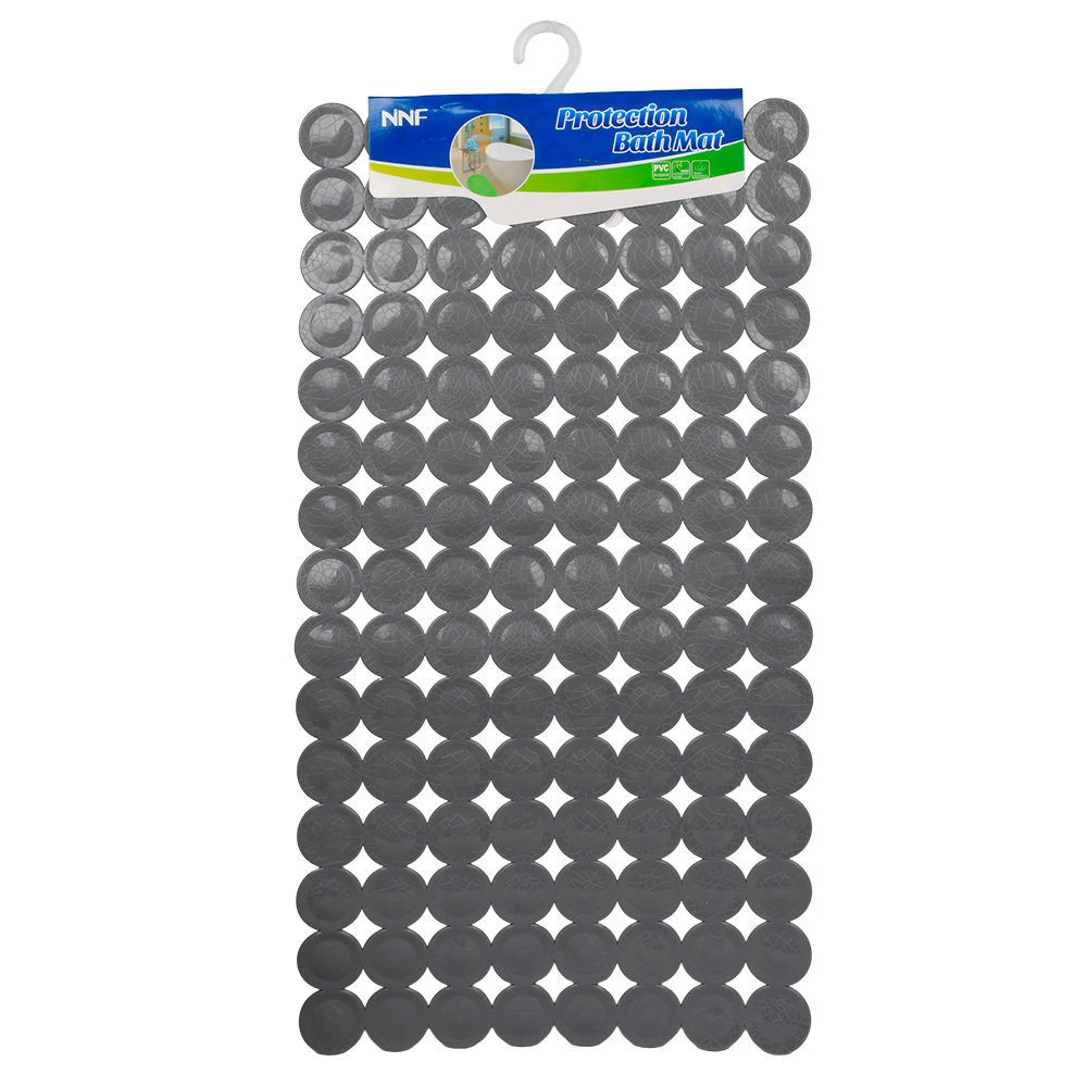 Коврик для ванной противоскользящий Stenson WW00588 Bubble 38х68 см Grey Коврик для ванной противоскользящий Stenson WW00588 Bubble 38х68 см Grey