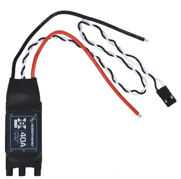 Регулятор двигателя ESC 40A Hobbywing XRotor X9 PLUS 2-6S OPTO для крыла мультикоптера (00-00028167)