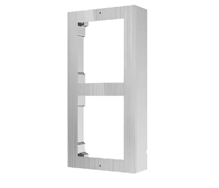 Рамка для модулей декоративная накладная Hikvision DS-KD-ACW2/S Серебряный (623482)