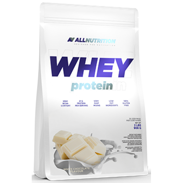 Протеин All Nutrition Whey Protein 908 г 27 порций White Chocolate