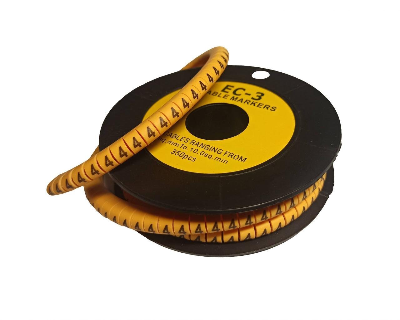 Маркировка кабельная TechnoSystems МК3 "4" 4-6 мм 350 шт. (1554868653) Маркировка кабельная TechnoSystems МК3 "4" 4-6 мм 350 шт. (1554868653)