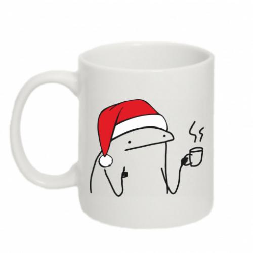 Чашка Meme Happy Christmas 320 мл Белый (16018332-1-195331)