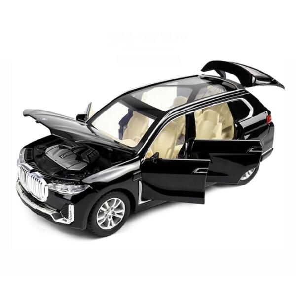 Машинка BMW X7 іграшка металева моделька 1:24 Чорний (59407)