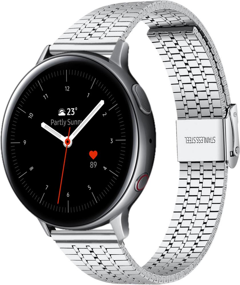 Браслет металлический Counic для Galaxy Watch Active 2 40/44 мм Silver (34034-59)