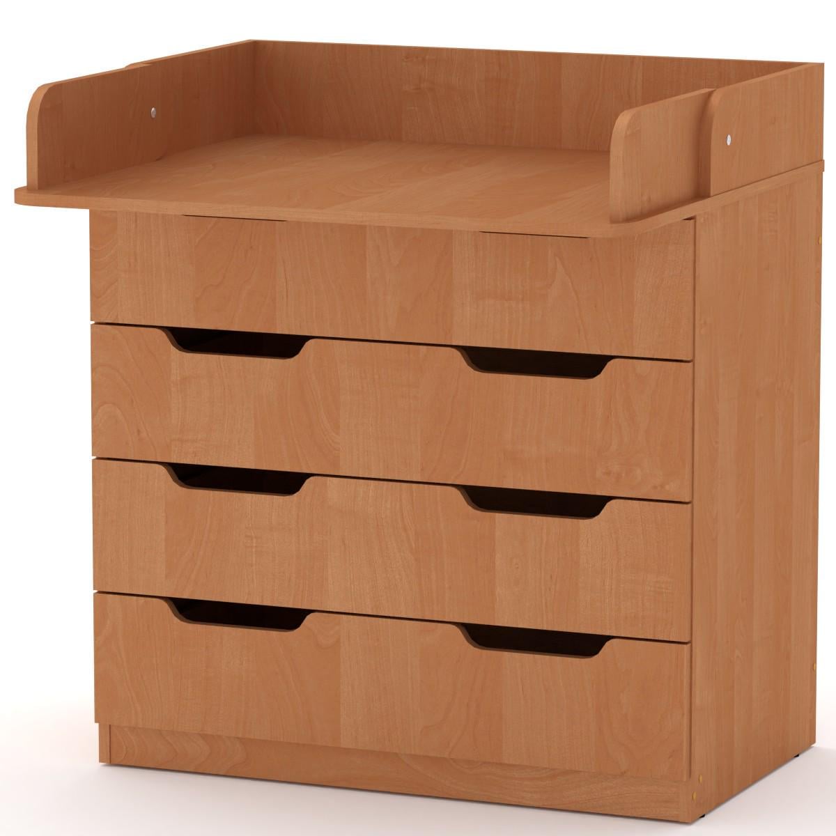 Комод с пеленатором МеблиКо 85х510х93 см Ольха (k-1102-5)