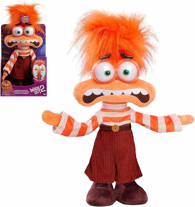 Интерактивная мягкая кукла Inside Out 2 Shaking With Anxiety Just Play Головоломка 2 Тревожность (45514) - фото 5 Интерактивная мягкая кукла Inside Out 2 Shaking With Anxiety Just Play Головоломка 2 Тревожность (45514) - фото 5