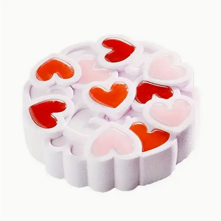 Форма силіконова для торта Серце до серця кругла 15,2 см (UC-3434) - фото 1