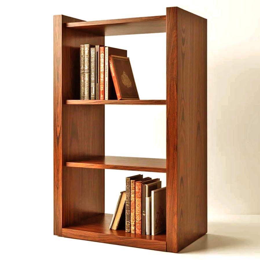 Полка книжная настольная из дерева Лагавин Охра (КПА-039204)