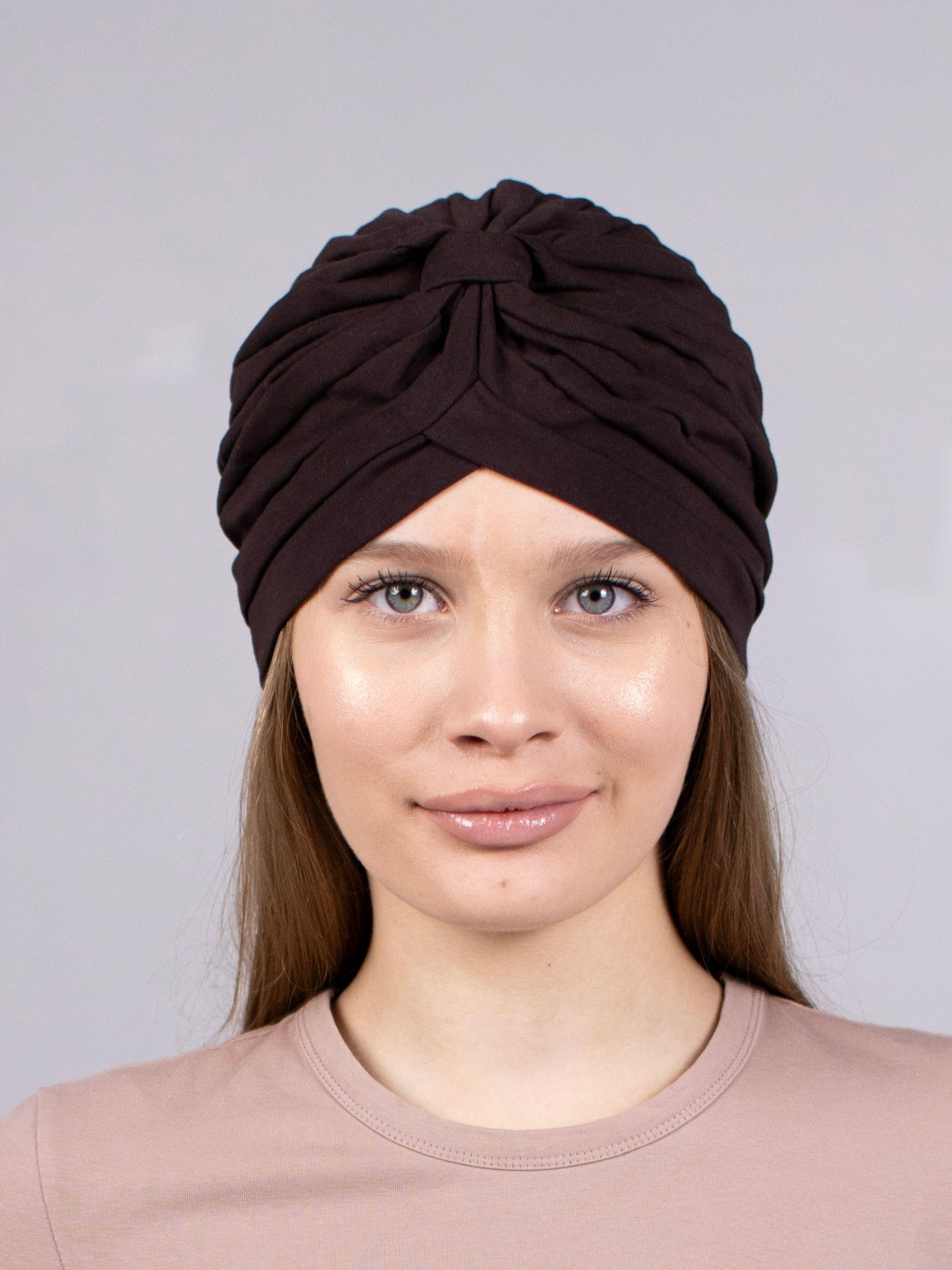 Тюрбан женский D.Hats Коричневый (31458198)