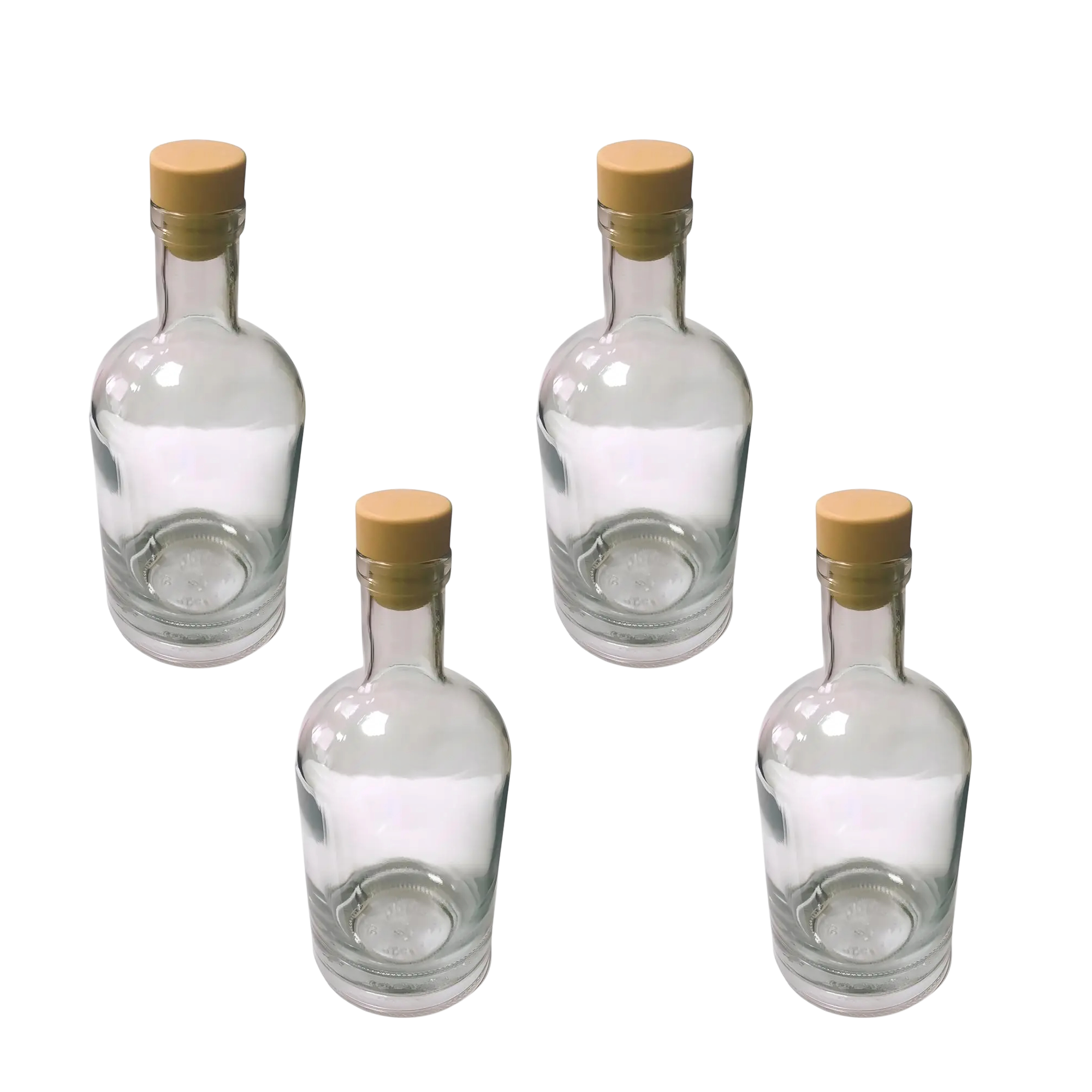 Пляшка для напоїв Хлоя скло із пробкою 0,7 л 4 шт. (31588244) Пляшка для напоїв Хлоя скло із пробкою 0,7 л 4 шт. (31588244)