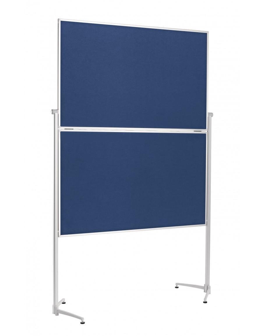 Дошка модераційна мобільна Magnetoplan Evolution+ Folding Felt-Blue Mobile 1200x1500 мм Синій (ERC-1151303)