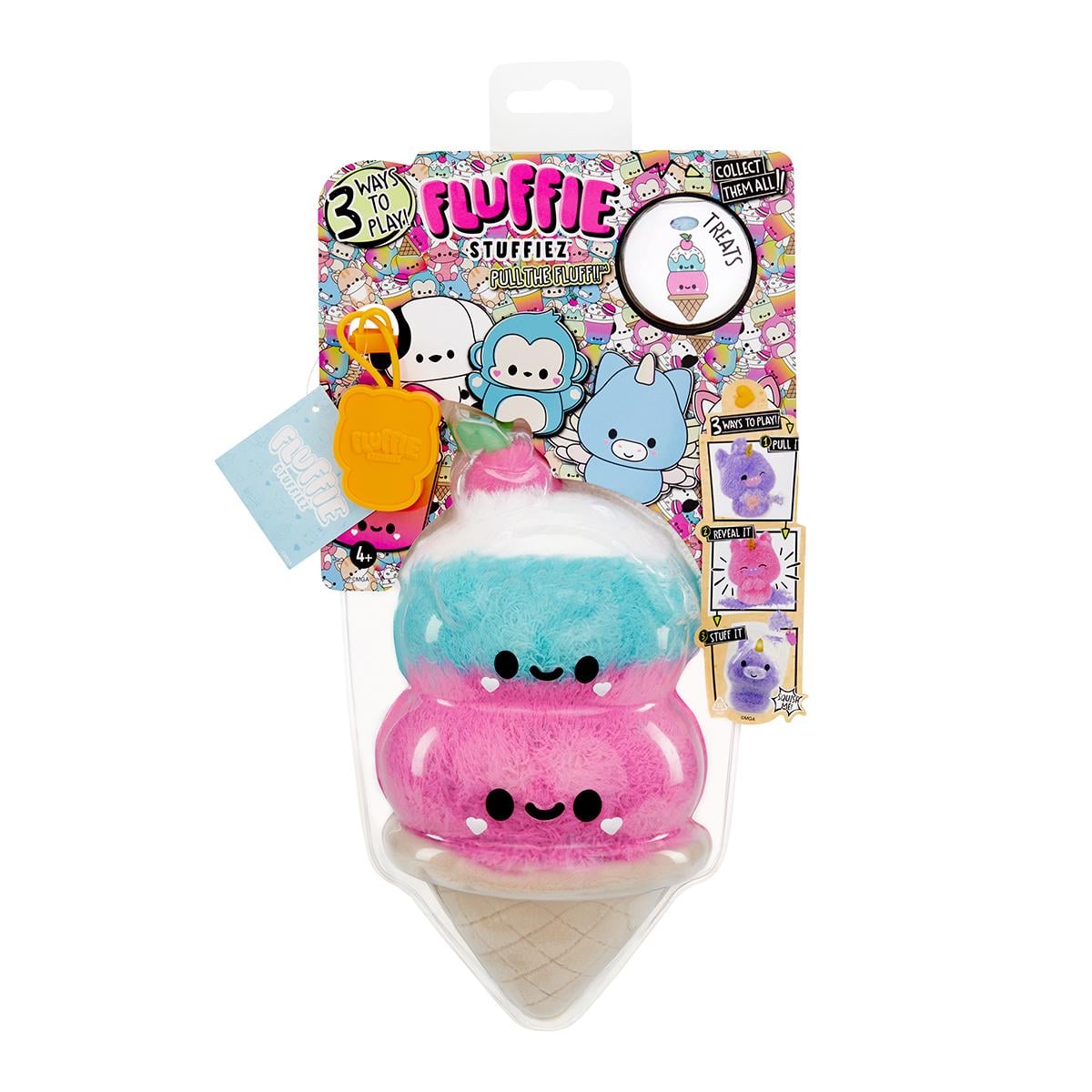Мягкая игрушкаантистресс Fluffie Stuffiez Мороженое Small Plush (511779)