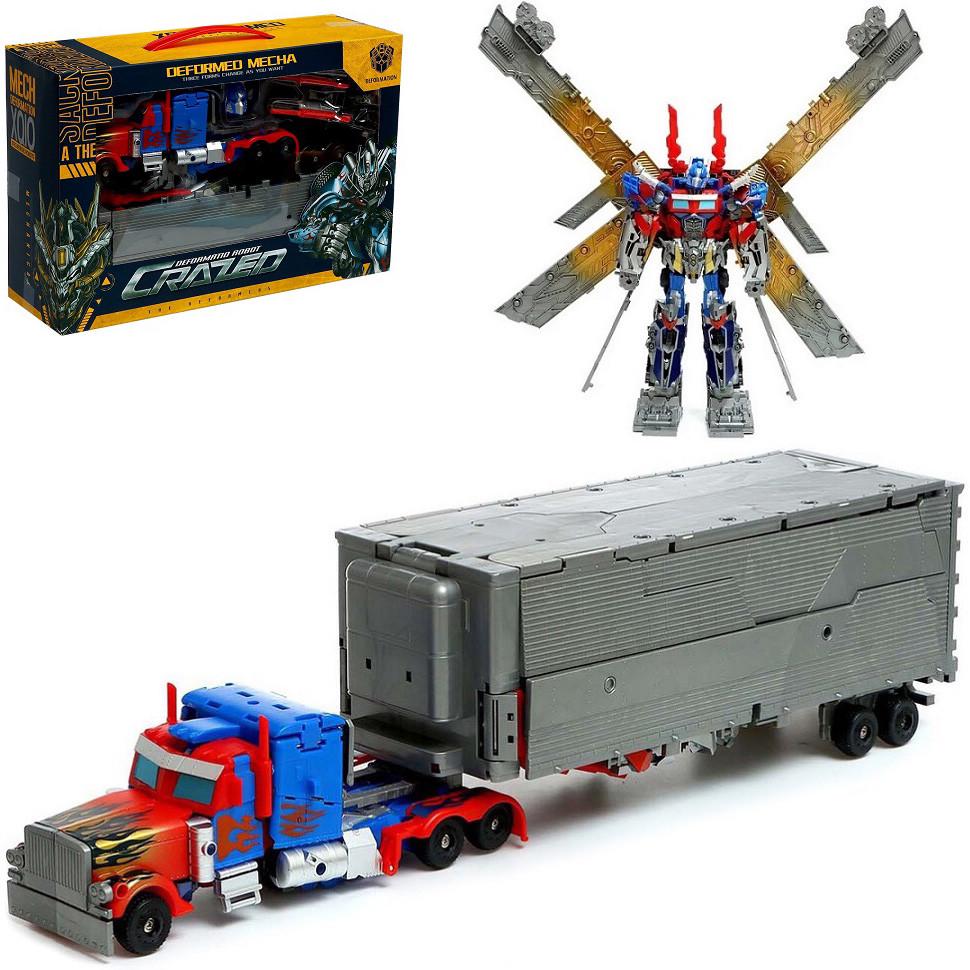 Іграшковий Робот-Трансформер Оптимус Прайм з причепом (28443890) - фото 4