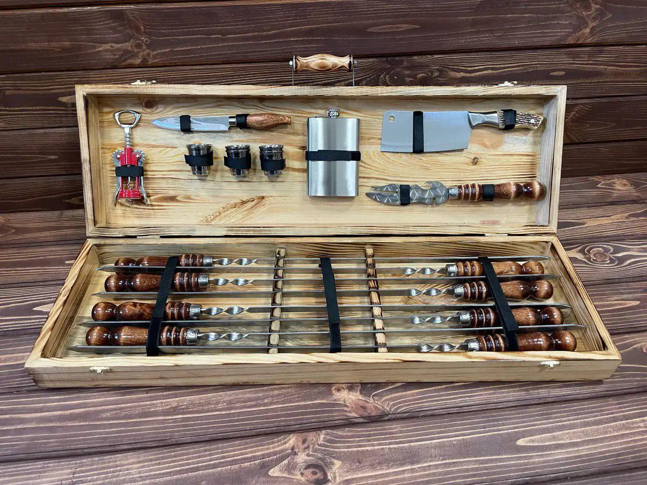 Набор шампуров Кумчик в кейсе (10640738)