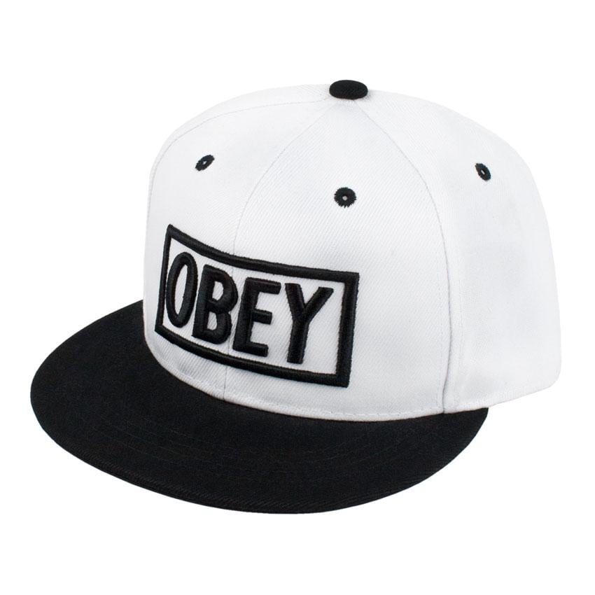 Бейсболка OBEY One sizе Белый (23259)