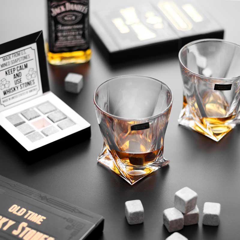 Набір склянок для віскі Bohemia Quadro 340 мл 6 пр. (2K936/99А44/340) - фото 5
