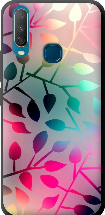 Чехол на Vivo Y17 Листья (2235b-1447-42517)