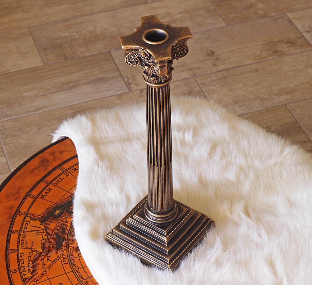 Свічник великий Колона бронза 40 см Гранд Презент 84140 бронза - фото 2