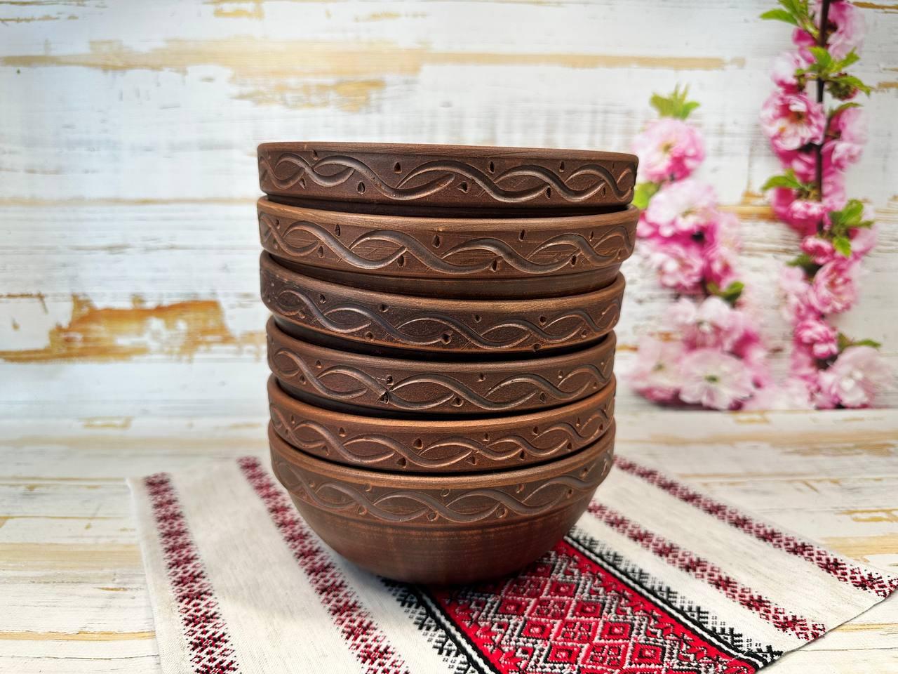 Миска глиняна для перших страв 400 мл (2051589517) - фото 8