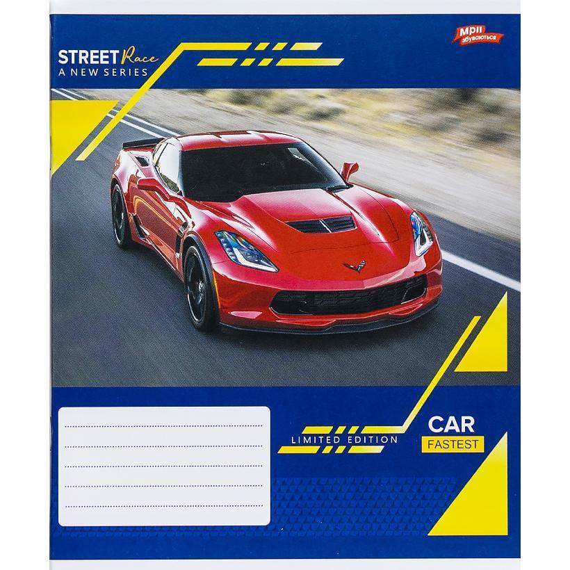 Тетрадь ученическая Мрії збуваються Street Race 3476M Вид 4 А5/48 линейка