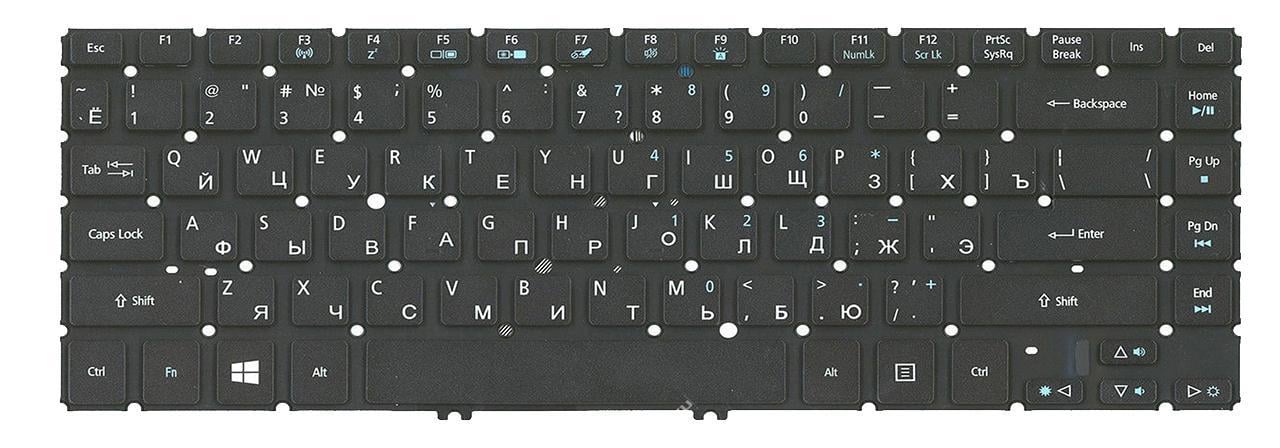 Клавиатура для ноутбука Acer TravelMate P658-G2-MG матовая (NK.I1413.001)