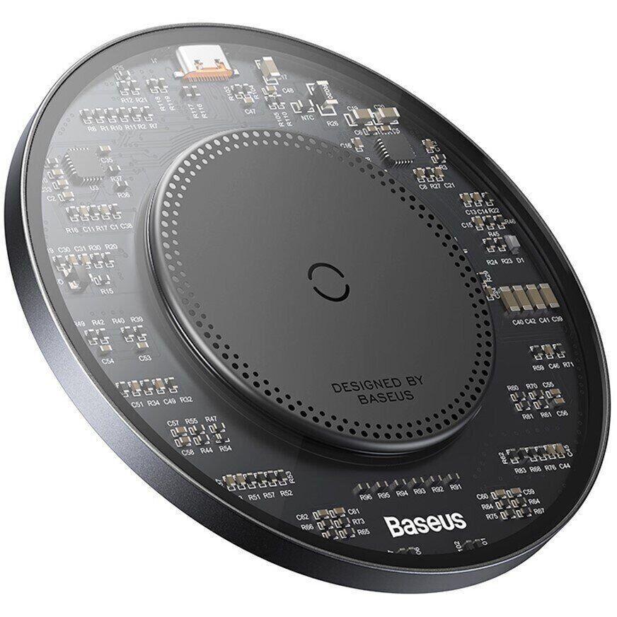 Зарядний пристрій бездротовий BASEUS Simple 2 Wireless Charger 15W Чорний (209-00157)
