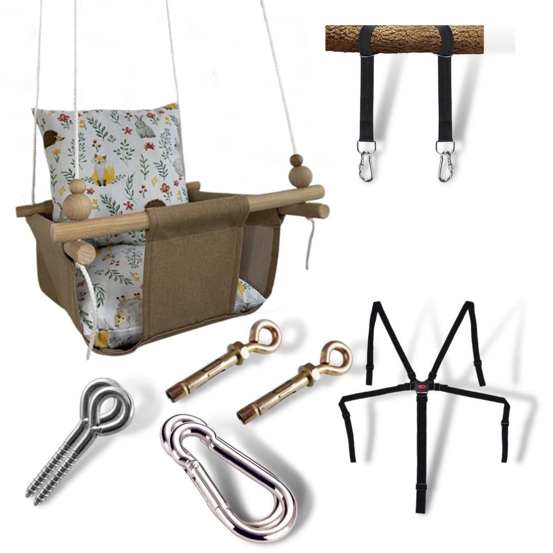 Дитяча гойдалка Infancy На лузі Карамельний (9884692)