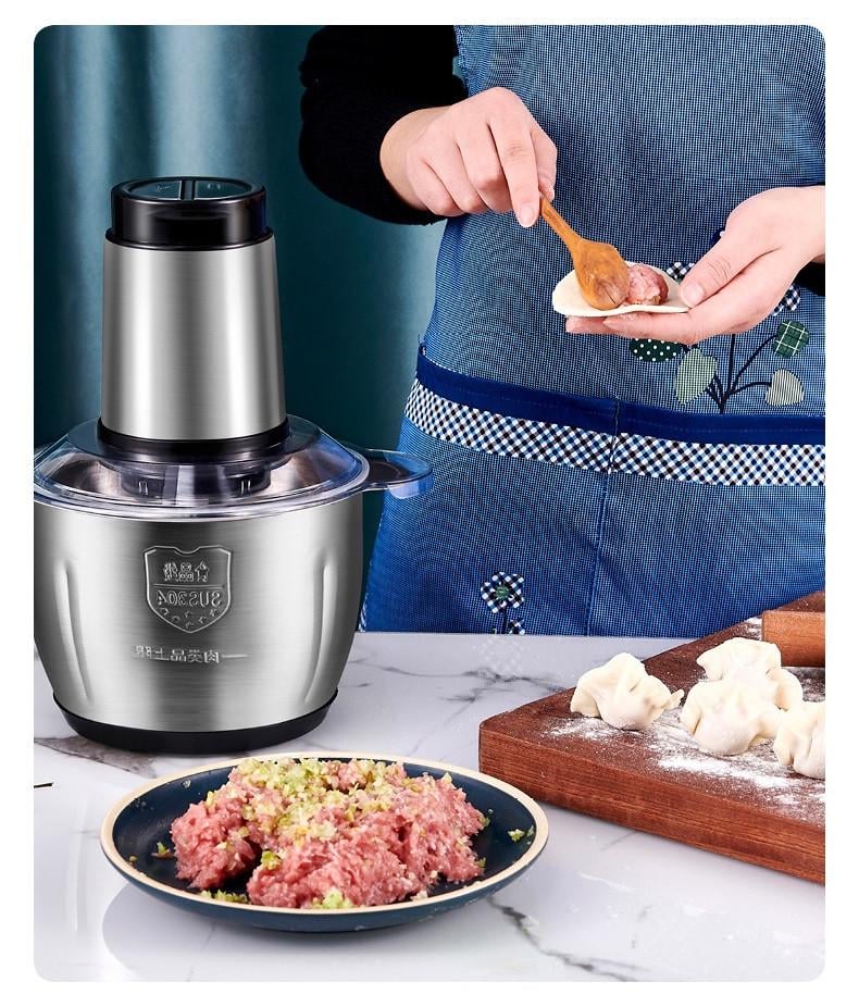 Блендер-подрібнювач кухонний стаціонарний з нержавіючою чашею 2 л (2679443669) - фото 7