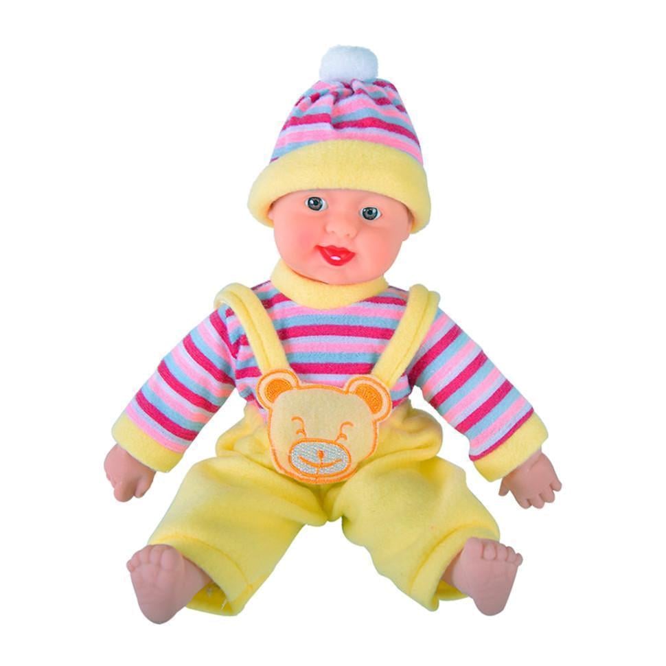 Пупс-рехотун музичний BMW X1008-2 26x17 см Жовтий (RLT26974s35617)