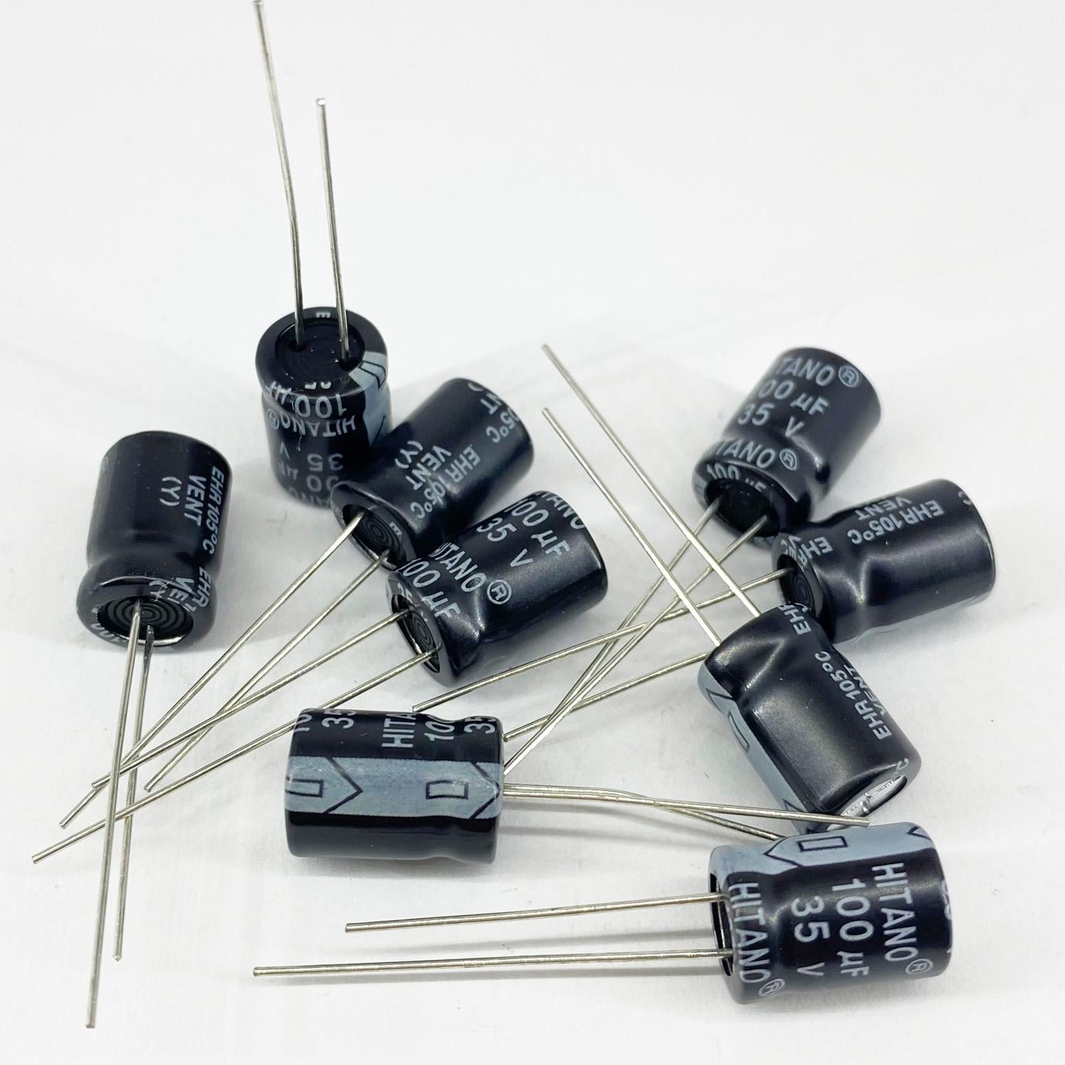 Электролитические конденсаторы HITANO 100 мкф 35V 8x12 мм 105 °C (5408)