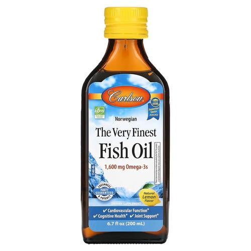 Омега-3 Carlson Labs Fish Oil Omega-3 1,600 мг 200 мл Orange (CAR-01650)