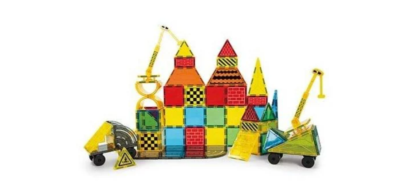 Конструктор Magnetic Tiles 90 деталей магнітний Multicolor (163317)
