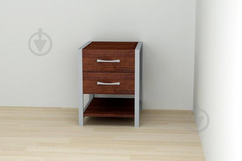 Тумба Ferrum-decor Вивьен 2/1 50x41x40 см Венге (XK00144)