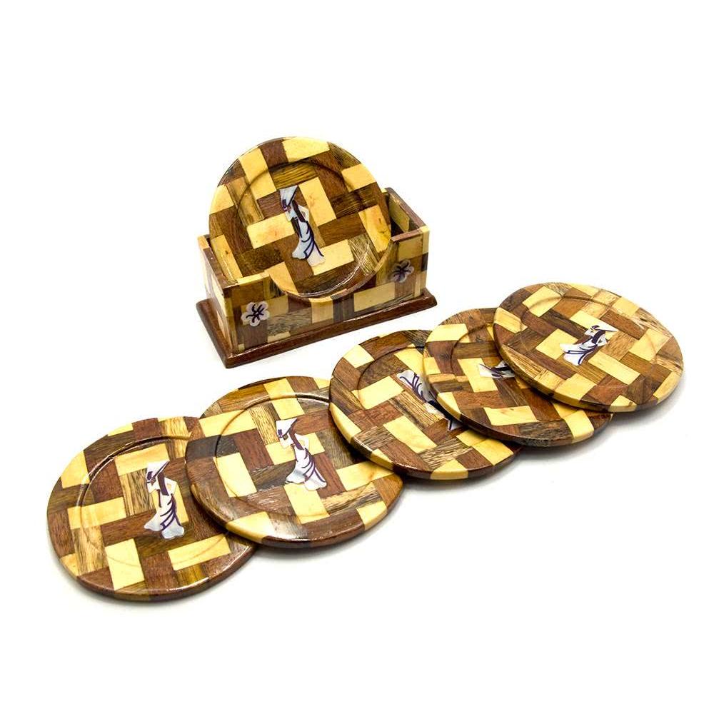 Подстаканники Вьетнам 11,5х5,5х9,5 cм 6 шт. (25524)