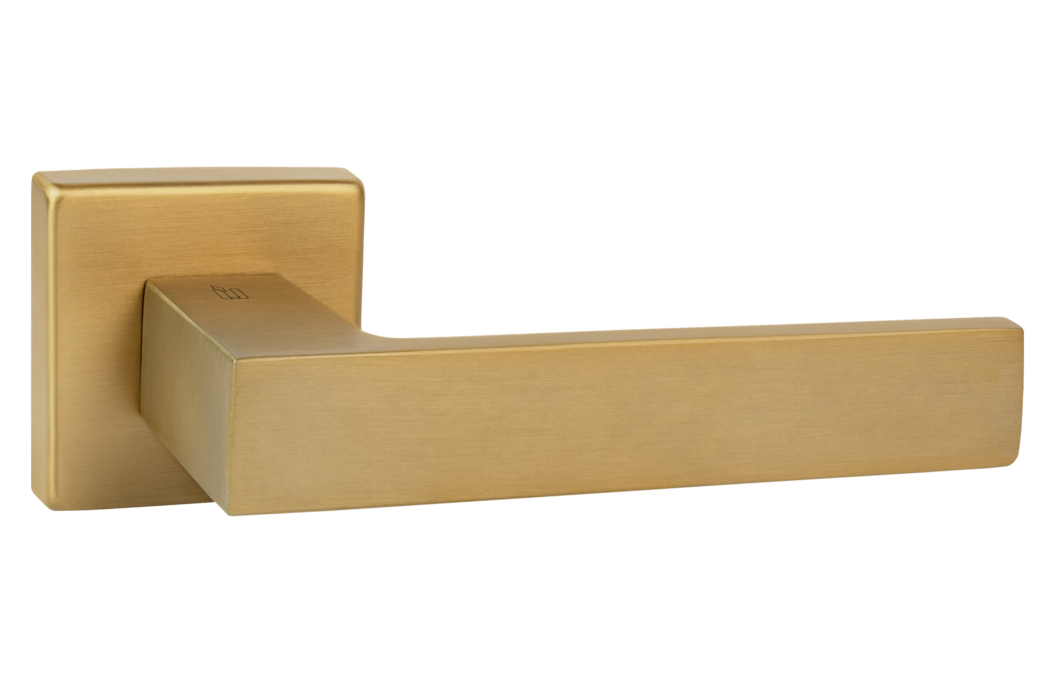 Ручка дверна Almar Nathan на квадратній розетці Латунь матова (C-MO-NAT-RS50-SG)