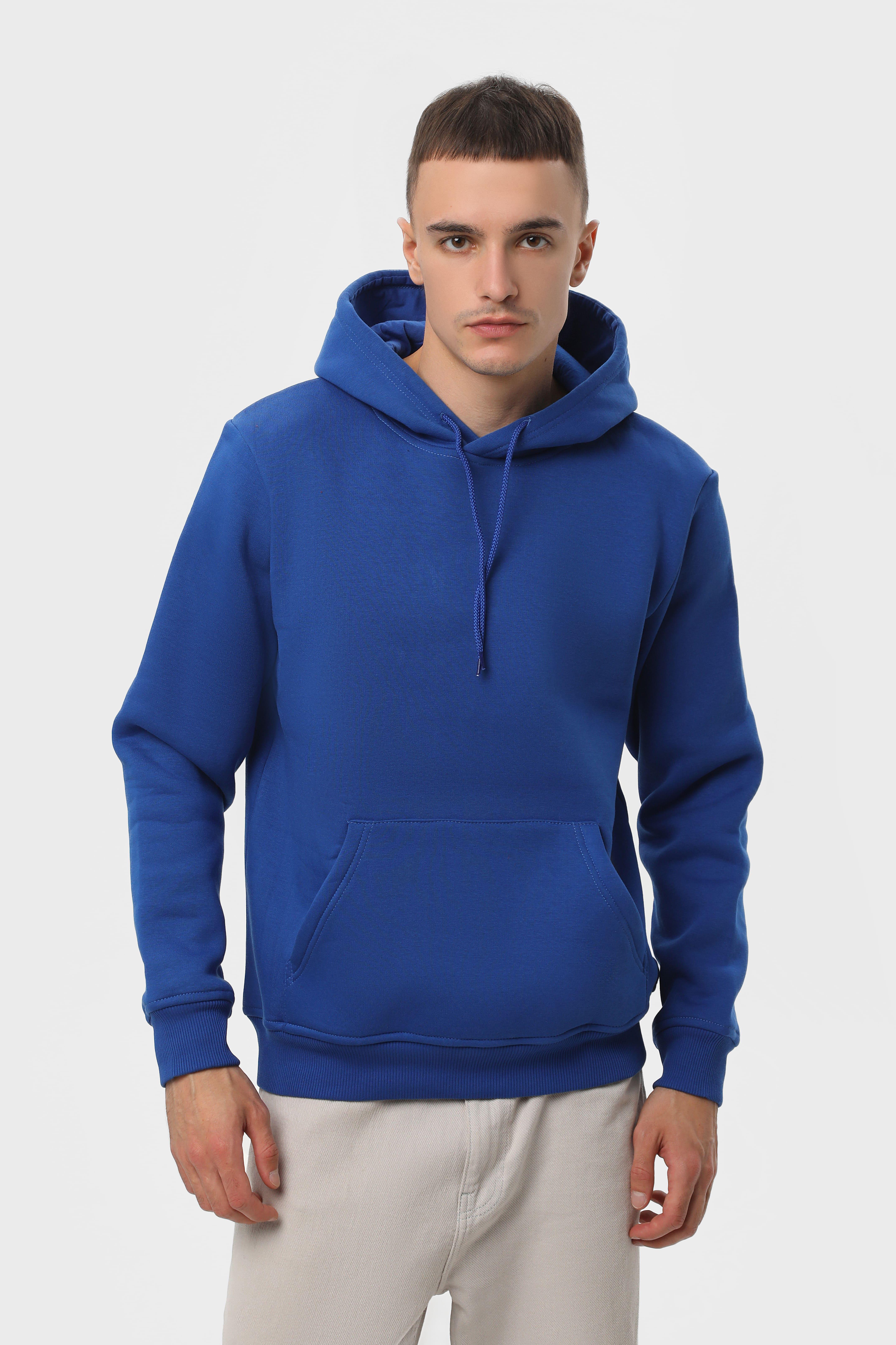 Худі утеплений RAY BASIC U0401 Royal UNISEX Синій