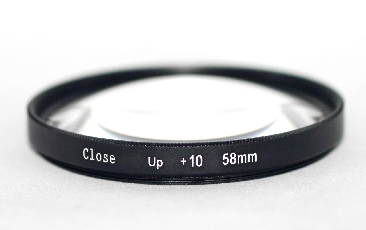 Светофильтр макролинза Close UP +10 Citiwide D 58 мм (91528863)