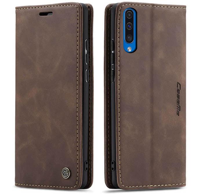 Чехол книжка с магнитом Samsung Galaxy A30s A307 CaseMe Dark Brown (17711-05)