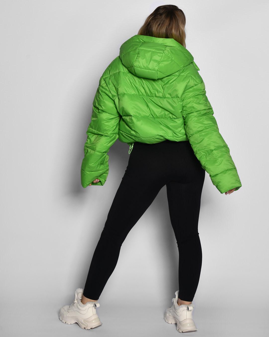 Куртка X-Woyz LS-8919-12 р. 46 Салатовий - фото 5 Куртка X-Woyz LS-8919-12 р. 46 Салатовий - фото 5