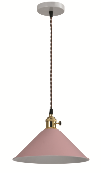 Світильник стельовий Lumano Pink Montain Style 60 E27 Рожевий