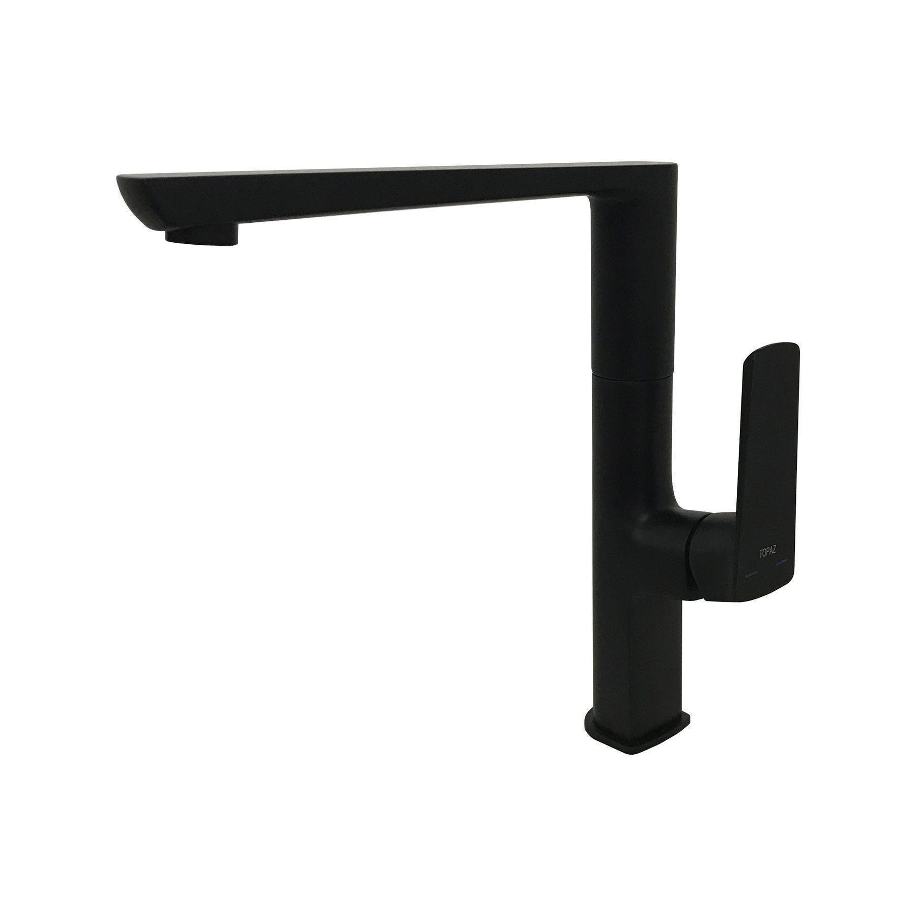 Смеситель для кухни TOPAZ LEXI T Черный матовый (18084)