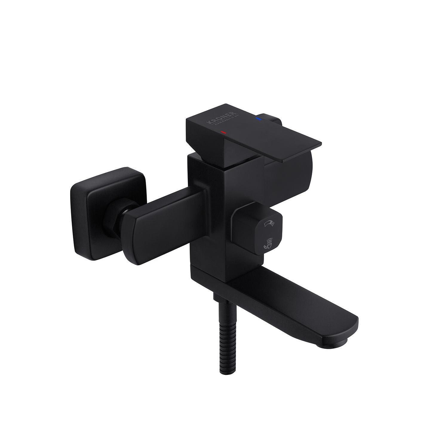 Смеситель для ванны Kroner KRP Edelstahl Kubus SCH060 (CV025652)