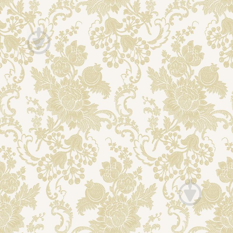Итальянские виниловые обои на флизелиновой основе Cristiana Masi I Damaschi Бежевый (23662)