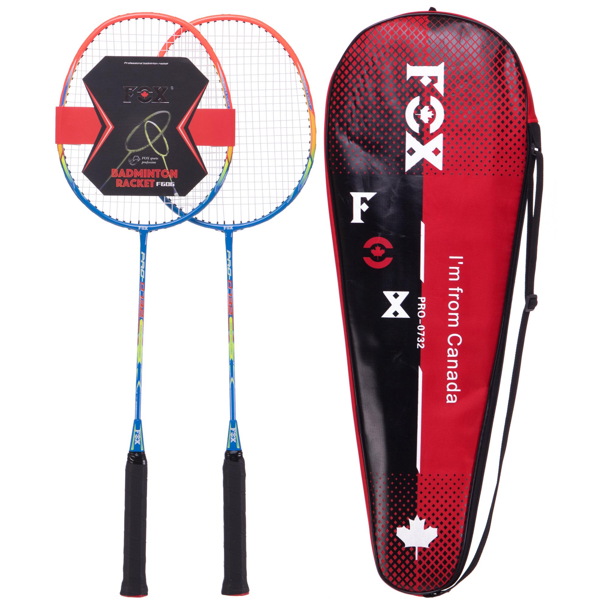 Набір для бадмінтону Fox Pro-0732 в чохлі Червоний (NA002811)