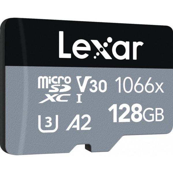 Карта памяти Lexar 128GB microSDXC class 10 UHS-I 1066x Silver (LMS1066128G-BNANG) - фото 2