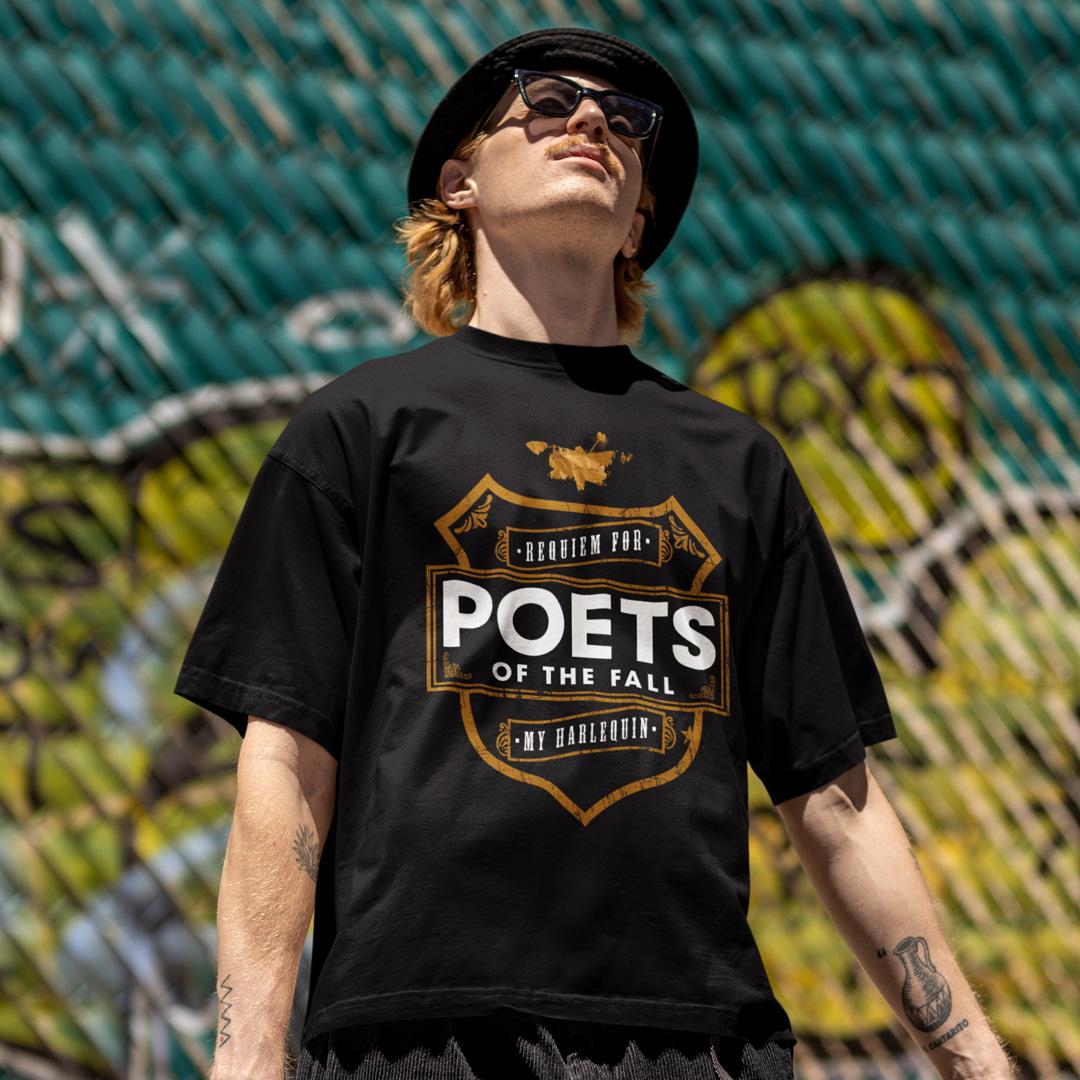 Футболка унисекс Poets Of The Fall Requiem for My Harlequin XL Черный (0000015016)